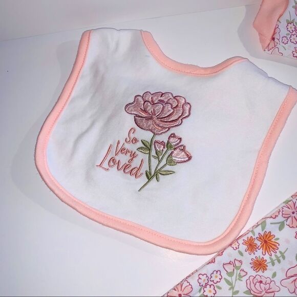 3 PIECE SET BABY GIRL 0-3 MONTHS MINI MUFFIN - Picture 2 of 5